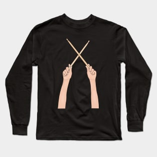 Drumstick Rock Long Sleeve T-Shirt